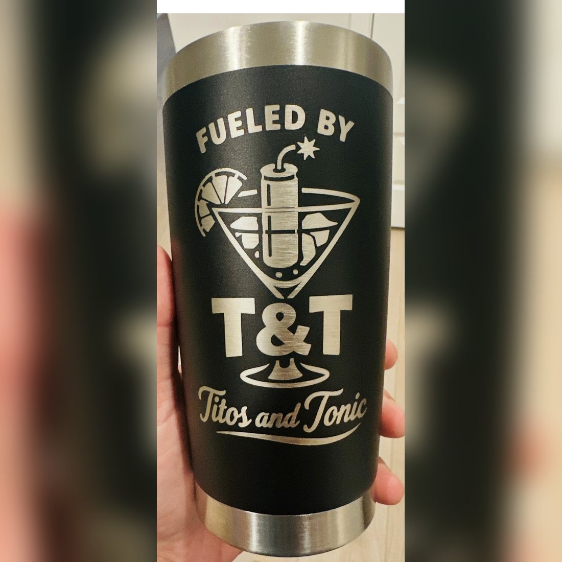 Titos & Tonic tumbler