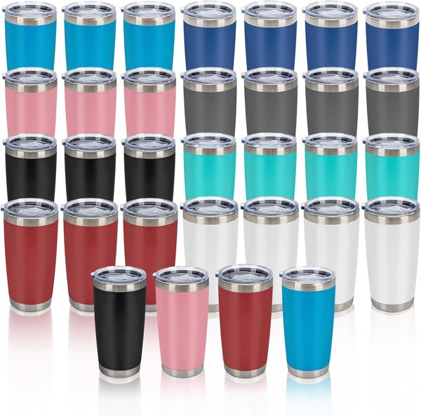 Assorted color tumblers