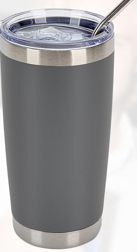 Gray tumbler