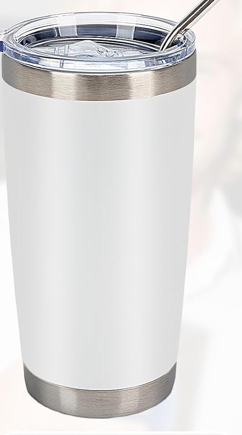 Engraved stainless tumbler